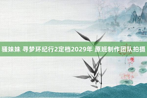 骚妹妹 寻梦环纪行2定档2029年 原班制作团队拍摄